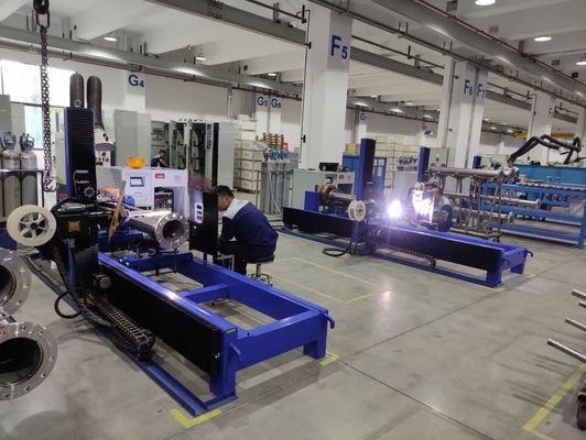 Máquina de soldadura de tubos TIG de alta velocidade com corrente de soldadura e alimentação de fios de 10-500Amp