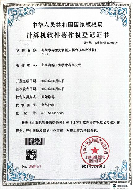 China Hyzont(Shanghai) Industrial Technologies Co.,Ltd. Certificações